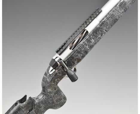 Sabatti Tactical Evo Chrome 6.5mm Creedmoor bolt-action rifle with textured semi-pistol grip and forend, adjustable comb to t