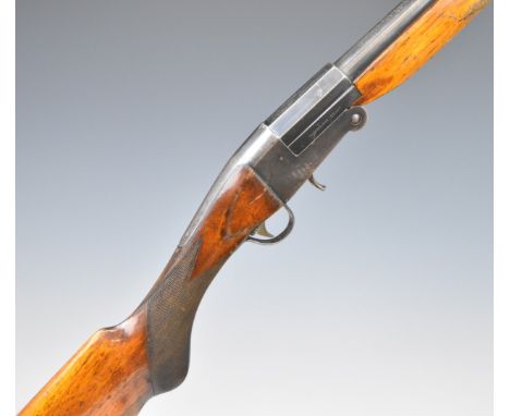 Boehler Blitz 12 bore folding single barrelled&nbsp;shotgun with chequered semi-pistol grip and forend and 27.5 inch barrel c