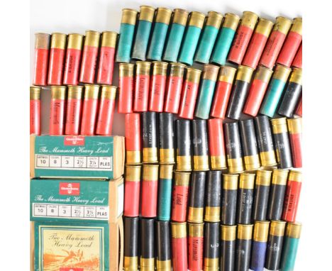 Ninety-eight 8 bore shotgun cartridges including Remington, Eley-Kynoch and Gamebore, some in original boxes PLEASE NOTE THAT