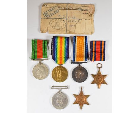 British Army WW1 medal pair comprising War and Victory Medal named to 4957 Acting Cpl G L Lowe, Army Pay Corps, together with