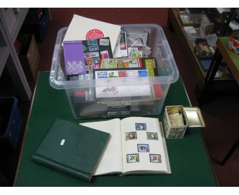 A Carton Containing a Collection of G.B First Day Covers and Presentation Packs, from 1970's to early 2000's, also includes m