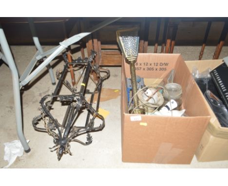 A quantity of various light fittings
