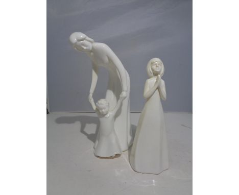 TWO ROYAL DOULTON FIGURINES FROM THE 'IMAGES' COLLECTION, GOD BLESS YOU AND FIRST STEPS 