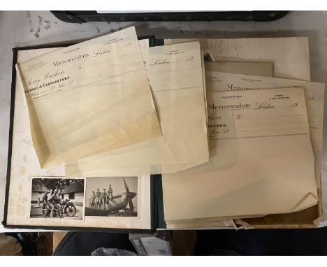 A VINTAGE PHOTOGRAPH ALBUM WITH WHAT LOOKS LIKE A FAMILY'S PHOTOS OF THEIR TRIPS AWAY, INCLUDES, ROBERTS BRIDGE, DARTMOUTH, P