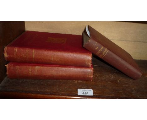 The Draper's Dictionary, a manual of textile fabrics by William Beck, and "Memorial of Old London" (2 vols) 1908