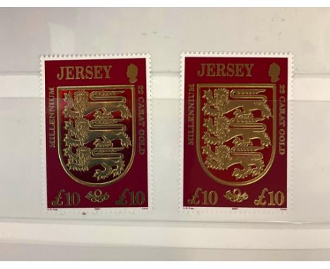  Philately interest - A collection of Jersey stamps c.1969, to include mint and used, housed in six binders, to include Lindn