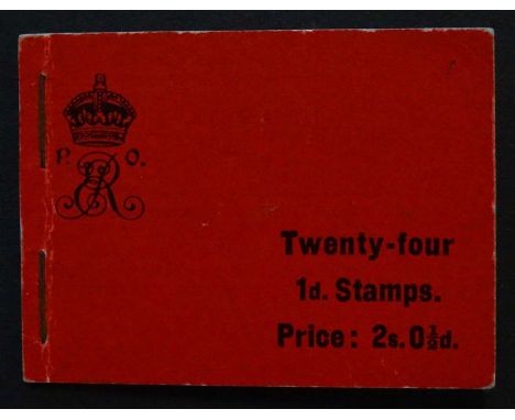 1904 first issued booklet BA1 with 'Specimen' overprint type 16, watermarks inverted. Negligible faults only, excellent quali