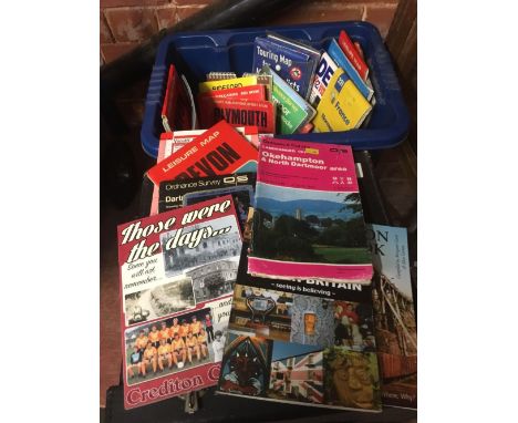 CARTON OF ORDNANCE SURVEY MAPS &amp; OTHERS