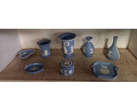 SHELF OF WEDGWOOD
