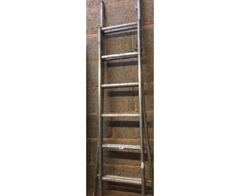 6 STEP ALUMINIUM LADDER BY GRAVITY LADDERS OF B'HAM