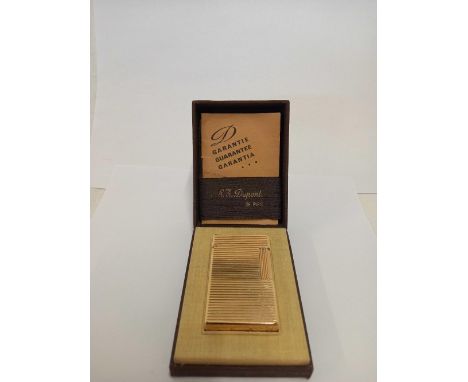 GOLD COLOURED DUPONT GAS LIGHTER