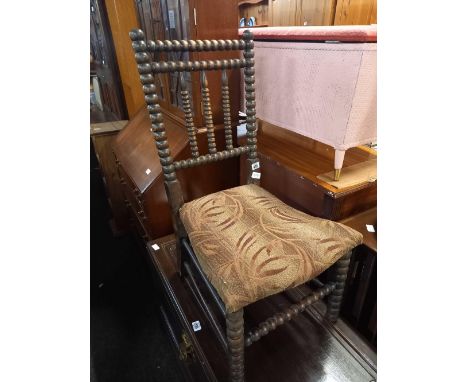 BOBBIN TURNED DINING CHAIR
