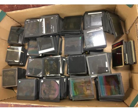 Large collection of glass Magic Lantern slides