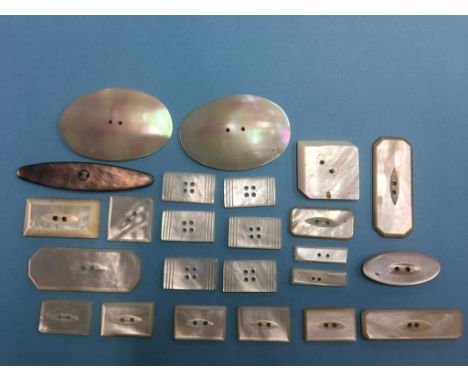 Vintage mother of pearl buttons