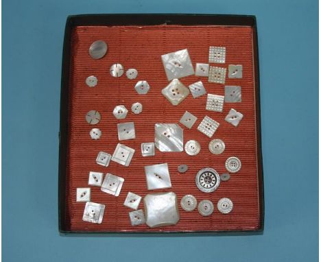 Vintage mother of pearl buttons