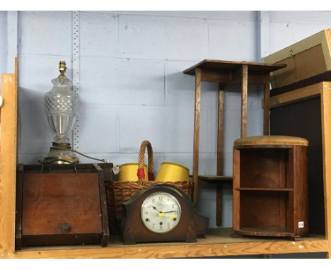 Mantle clock, occasional furniture