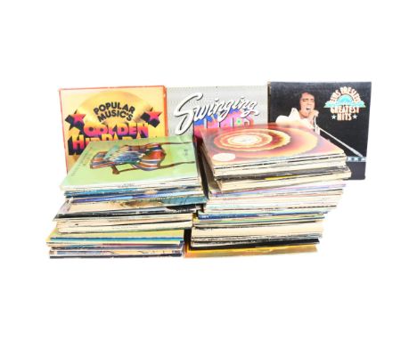 A quantity of vinyl LPs, including various artists such as Blondie, David Bowie, The Byrds, Bob Dylan, The Doors, Joe Cocker 