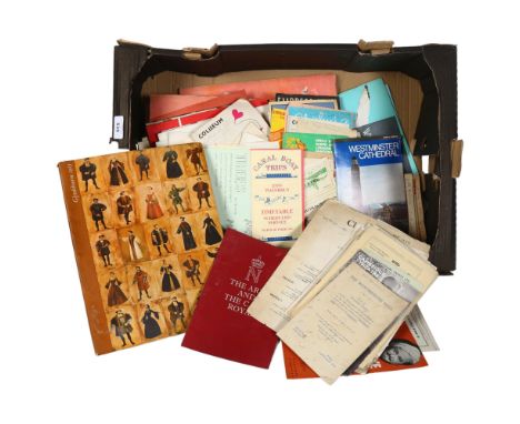Vintage opera programmes, brochures, etc