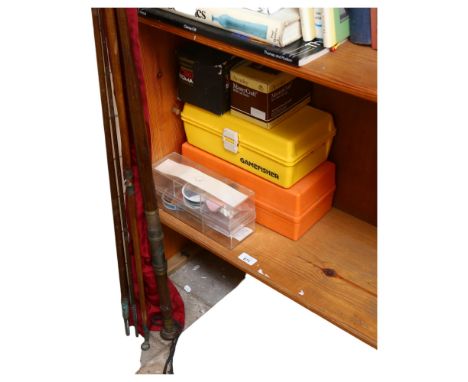 Vintage fishing rods and angling equipment