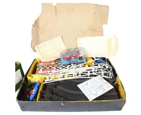 TRI-ANG SCALEXTRIC - a Vintage boxed set, with associated track, cars and other accessories, and a boxed Scalextric C.026 Mar