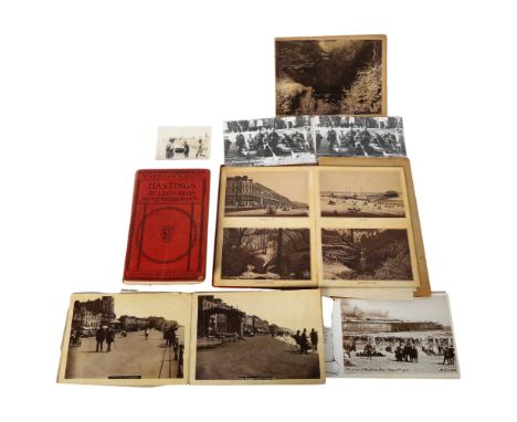 A collection of Hastings ephemera, including Ward Lock &amp; Company Hastings &amp; St Leonards illustrated Guide Book, vario