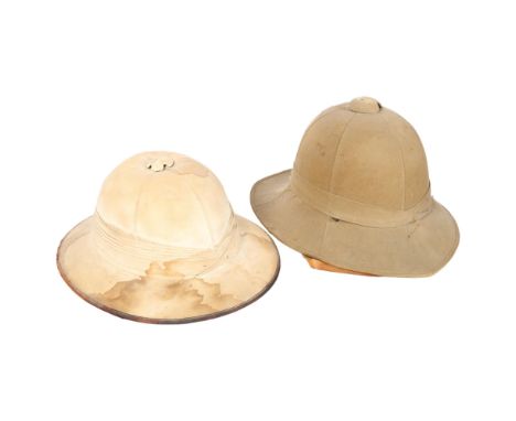 2 Vintage Pith helmets