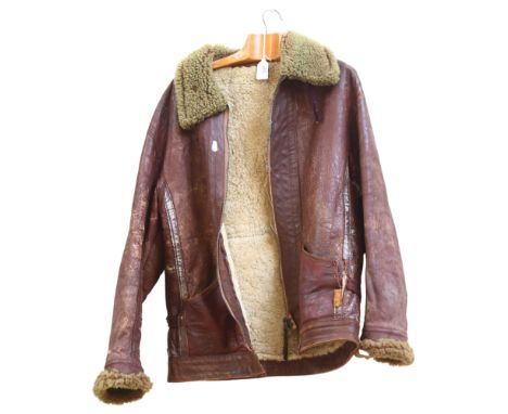 A Vintage RAF style sheepskin jacket