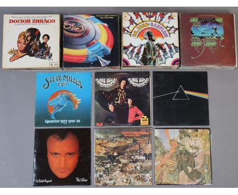 Eighty various records by Pink Floyd, Queen, The Jimi Hendrix Experience, etc.
