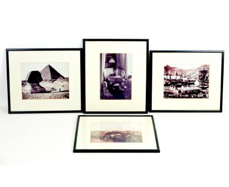 Four early 20th century photographic prints from the Royal Archives Windsor Castle, comprising a portrait of Tsar Nicholas, 2