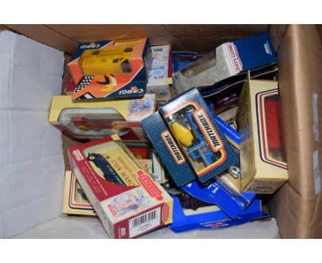 BOX CONTAINING MODEL CARS INCLUDING MATCHBOX