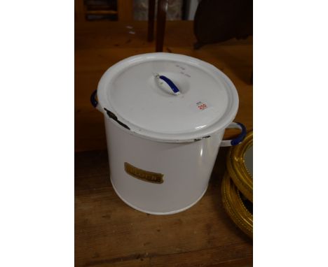 VINTAGE ENAMEL BREAD BIN