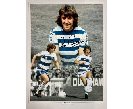 Stan Bowles signed photographic montage print Stan Bowles gained a reputation as one of the game's greatest mavericks and aft