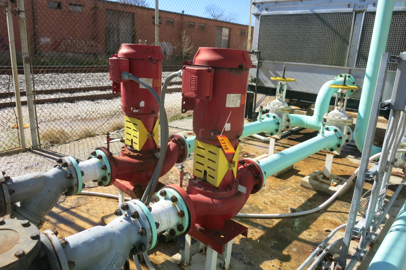 Patterson Enviro Flo HVAC Vertical Pumps, model V5B9ARC, inline