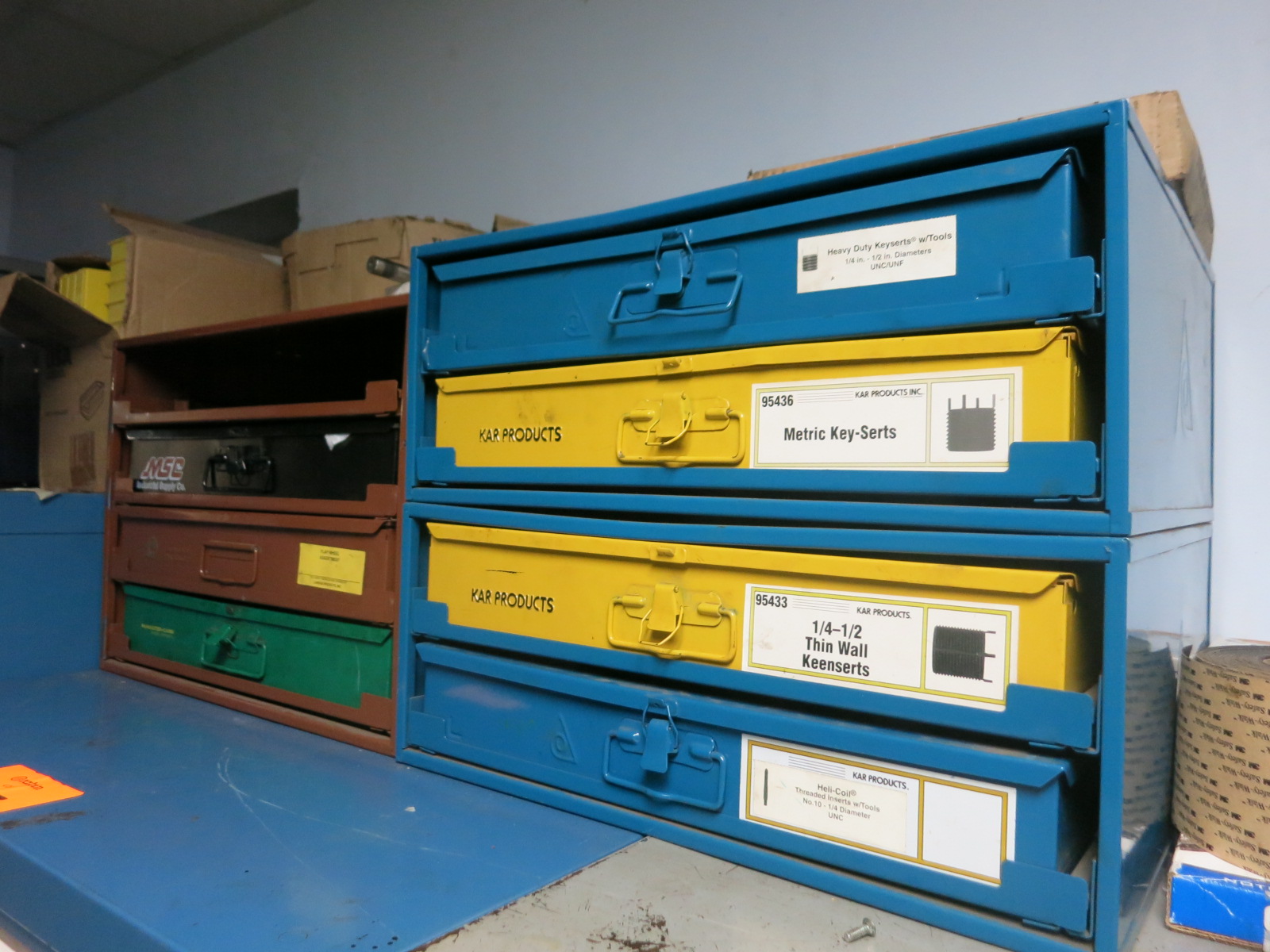 [Lot] (15) Parts boxes