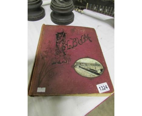 An album of mainly Egyptian post cards
