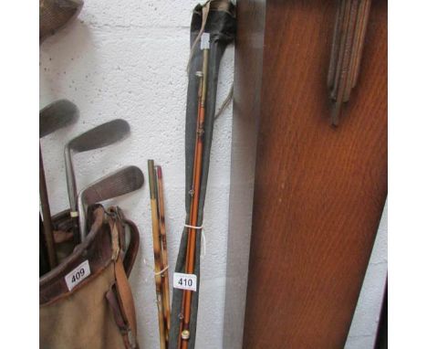 2 vintage fishing rods