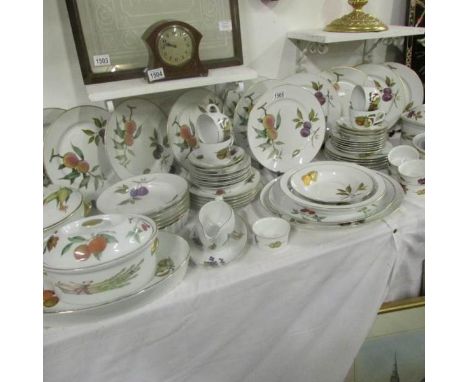 Approximately 64 pieces of Royal Worcester Evesham pattern tea and dinner ware (a few pieces a/f)