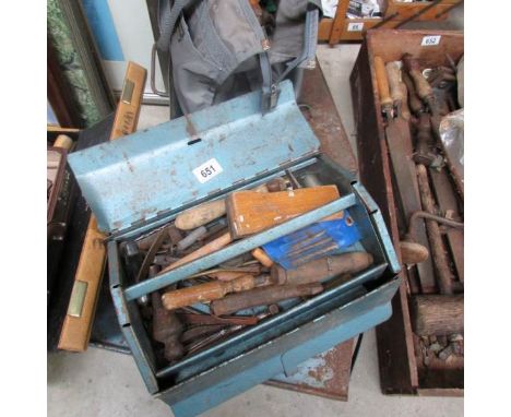 3 metal tool boxs of tools and a bag of tools
