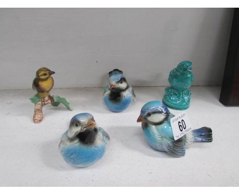 4 Goebel birds and one other