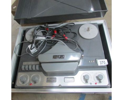 A Revox reel to reel tape recorder