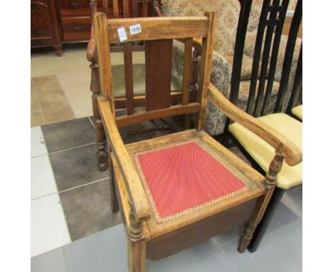 A commode chair