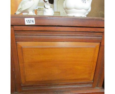 A Victorian mahogany commode