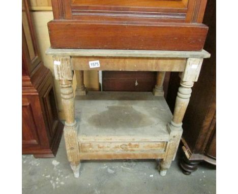 A pine wash stand