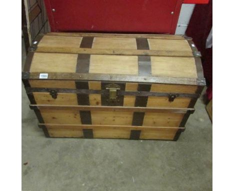 A domed top trunk