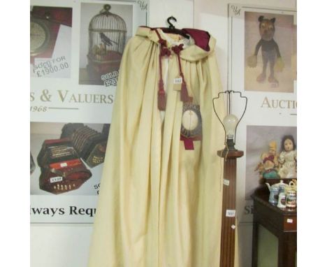 A Masonic Nottinghamshire tunic and cloak