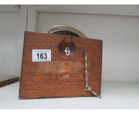 An Imperator Bijou Toulet pigeon racing clock with case
