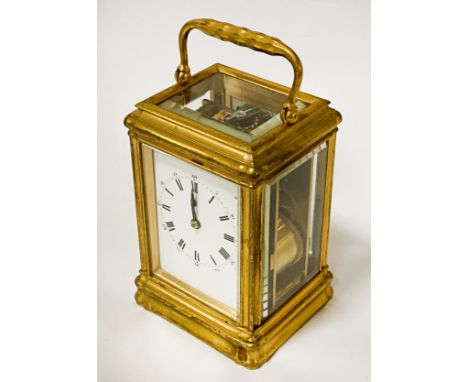 FRENCH CARRIAGE CLOCK WITH KEY