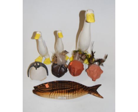 A Jeff Soan reticulated model of a fish, signed and dated 1999, with Pam Schomberg Gallery of Colchester receipt; together wi