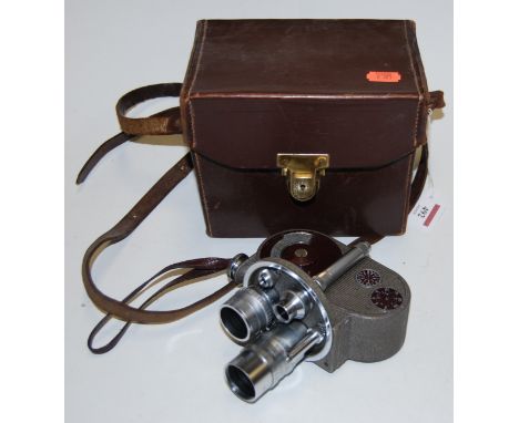 A Bell &amp; Howell Viceroy cine camera, in box with light meter, and assorted supporting ephemera