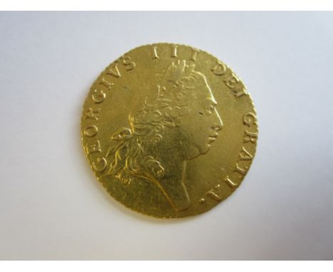 George III,Half Guinea 1797, fifth laureate head right, R.Spade-shaped shield (S.3735).  Good very fine. (1)
